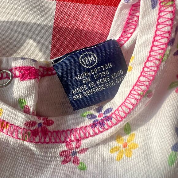Vintage 90s Y2K Honors Baby Romper 12 mo Floral PLAY Condition - Picture 5 of 6